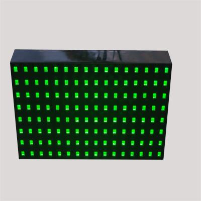 China Outdoor EN12966 NTCIP LED Road Sign Illuminated Green Color for sale
