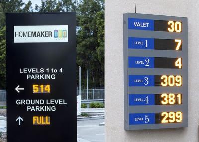 China Full Color Outdoor P12 VMS Parking IP65 Waterproof LED Display for sale