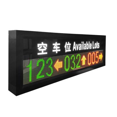 China 12400 Nits Car Park Counting Systems LED Display Screen Guidance for sale