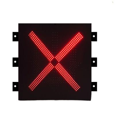 China NTCIP LED Lane Control Signs Red Cross Green Arrow Safety Signal for sale