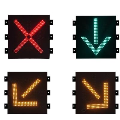 China EN12966 LED lane use control signs VMS Road Indication Safety Signs for sale