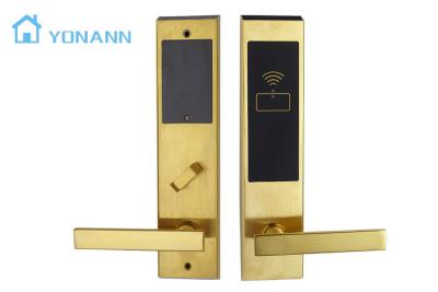 China Contactless Card Key Hotel Digital Door Lock Offer Free Door Lock Software for sale