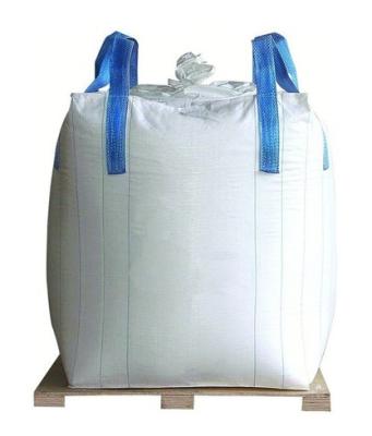 China 50-110cm FIBC Jumbo Bag Big 1000kg PP Woven Cross Angle Loop for sale
