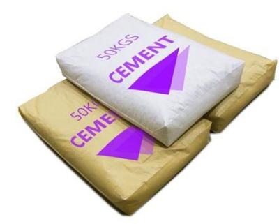 China BOPP Laminated PP Woven Cement Bags 50kg , 25kg Bags Of Ready Mix Concrete for sale