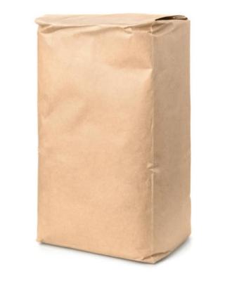 China Flexo Laminated Kraft Paper Bag 25KG Cement Tile Adhesive Woven Sack for sale
