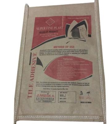 China 10KG PP Laminated Kraft Paper Bag Cement 25-65CM Water Soluble for sale
