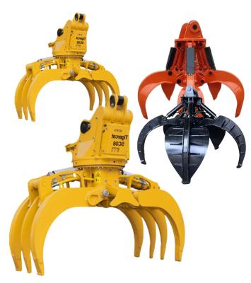 China Factory Direct Sale Excavator Four Finger Grapple, Excavator Attchment for 10ton 15ton 20ton Excavator for sale