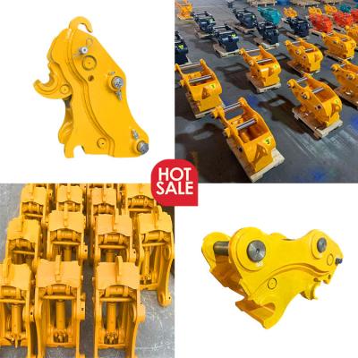 China Antirust Backhoe Quick Coupler , Hydraulic Quick Hitch For Excavator Cat Hitachi for sale