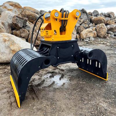 China Hydraulic Excavator Sorting Grab 1 Cbm For Recycling Demolition for sale