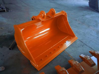 China CAT320 ZX200 Eexcavator Ditch Cleaning Buckets With Bolt On Lips for sale