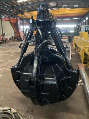 China Hydraulic Excavator Scrap Grapple For Dock Renewable Resources Recycling for sale