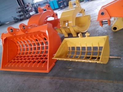 China Customized Excavator Sieve Skeleton Bucket For Parts 0.4 Cbm for sale