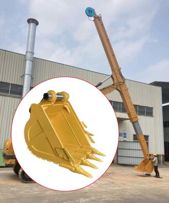 China Construction Machinery CAT330 Excavator Bucket 30ton Excavator Heavy Duty Rock Bucket for A telescopic dipper attachment for sale