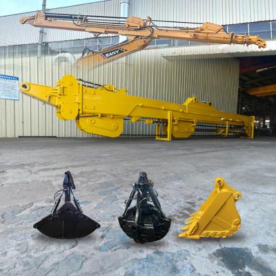 China Durable Telescopic Arm Excavator Clamsell Bucket CAT330 EC360 Teledipper for sale