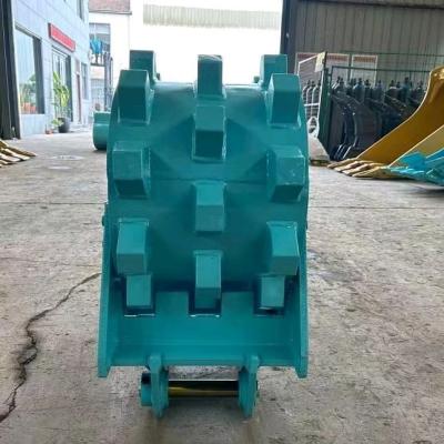 China High Stability Excavator Compactor Wheel Road Compaction Roller zu verkaufen