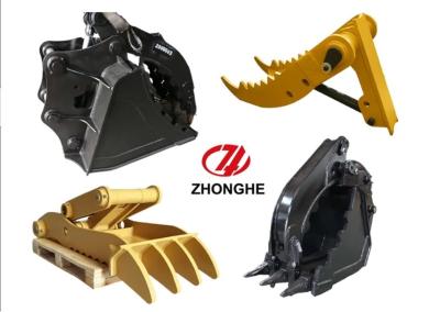 China Mechanical Excavator Hydraulic Thumb Bucket Grab Bucket , hydraulic grab bucket for Excavator for sale