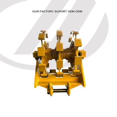 中国 Custom Excavator Compaction Wheel Of 12T Q355B+NM Material 販売のため