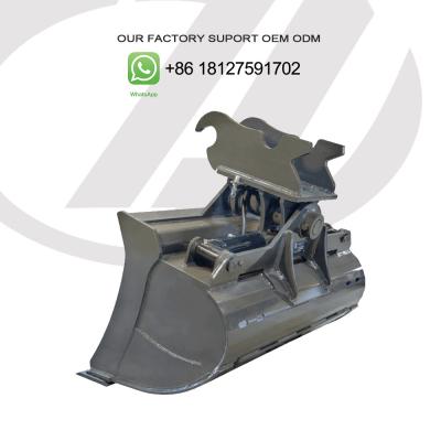 China 8t 10t Digging Tilt Ditching Bucket Tilting Rock Bucket For Any Excavator Spare Parts for sale