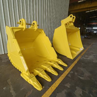 China 20 Tonnen Bagger Stein Eimer Hardox500 Material Graue Farbe Maßgeschneiderte Baumaschinen Bagger Bagger Bagger zu verkaufen