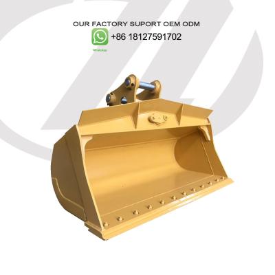 중국 노란색 검은색 맞춤형 발굴기 청소 버킷 0.1-4Cbm 용량 판매용