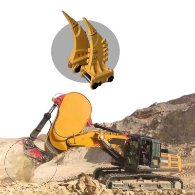 China extractor de excavadoras de dientes dobles mini extractor de excavadoras para excavadoras Komatsu Kobelco Hitachi en venta