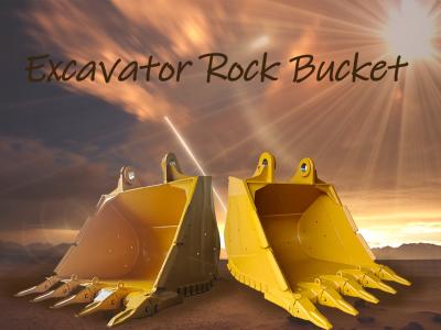 Cina 0.25-5CBM Escavatore Rock Bucket per Caterpillar Sumitomo Komatsu Hitachi Sany in vendita