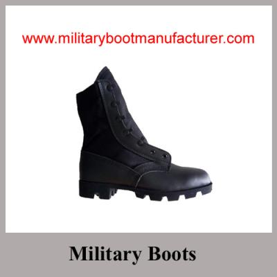 China Wholesale China Made Full Grain Leather  Military Jungle DMS Boot for sale