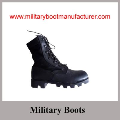 China Wholesale China Made Split Leather  Army Jungle DMS Boot with Panama Sole for sale
