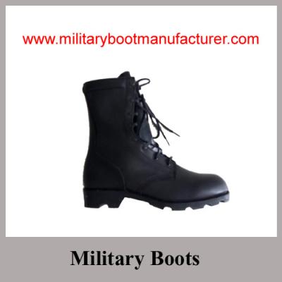 China Wholesale China Made Full Grain Leather Military Combat DMS Boot with Turtle Sole for sale