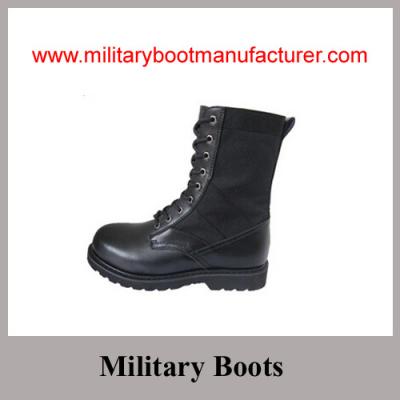 China Wholesale China made Military Goodyear Boots with Genuine leather for Army wear for sale