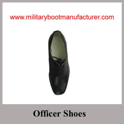 China Wholesale China Full Grain Leather Togo Army Officer Shoes with Leather Outsole for sale