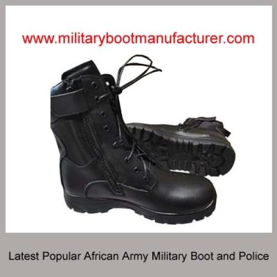 China Wholesale China made Latest African Army Police Worn Military Tactical Combat Jungle Officer DMS Cement  Boot Shoes for sale
