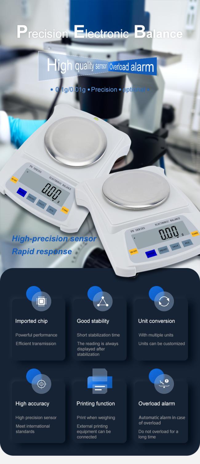 Electronic Weighing Scales Digital balance LCD Display Lab balance High precision balance scales manufacturer