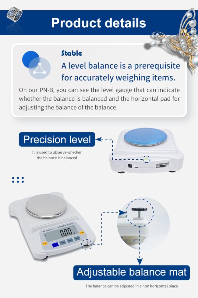 Electronic Weighing Scales Digital balance LCD Display Lab balance High precision balance scales manufacturer