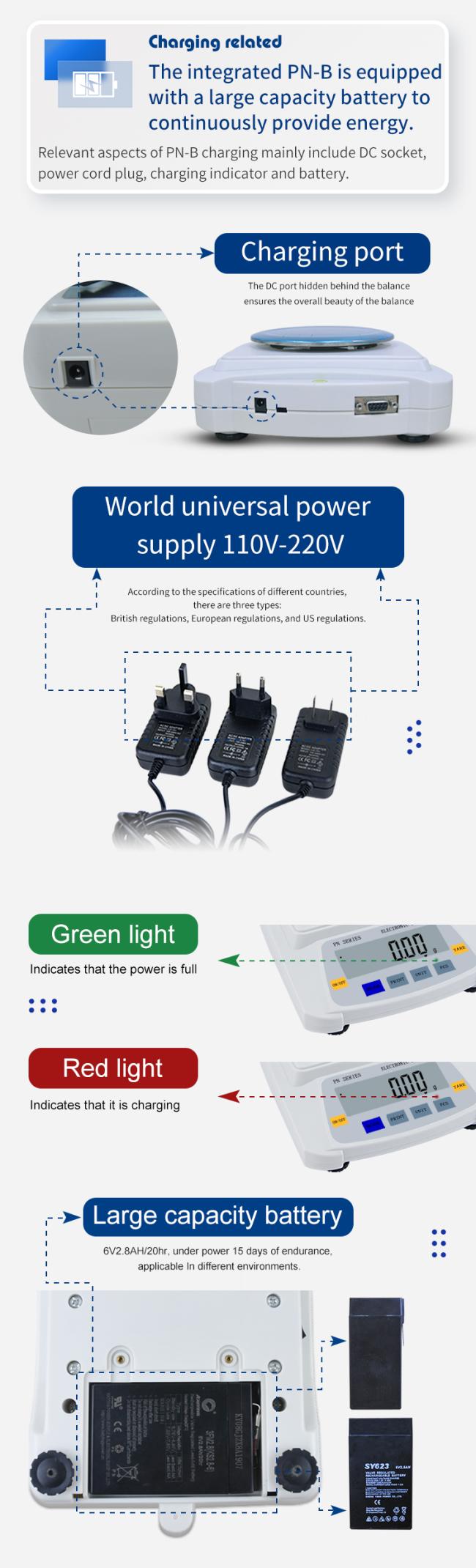 Electronic Weighing Scales Digital balance LCD Display Lab balance High precision balance scales manufacturer