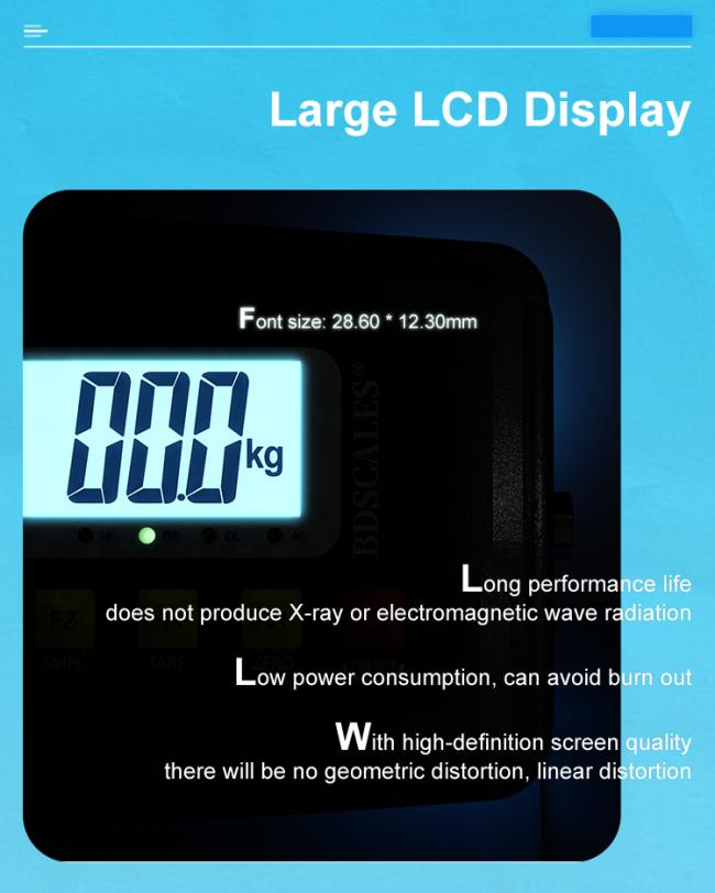BDS-K1 Pocket Indicator Black Factory Price Big Display Dynamic Weighing Animals Bluetooth Weighing Instrument