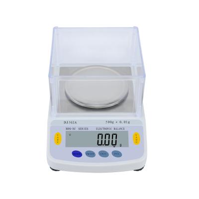 China High Quality Accurate Electronic Digital Balance Removable Acrylic Windshield 0.01g Lab Analytical Digital Weighing Balance for sale