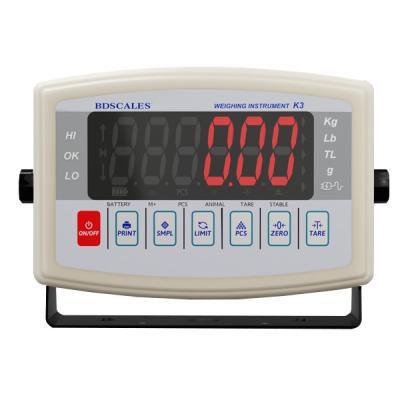 China Plastic Housing Waterproof Digital LED Weighing indicator truck scales weighbridge weighing scales manufacturer for sale