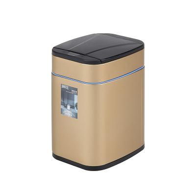 China 2.6 Gallon Pedal Operated Dustbin , SS Kitchen Garbage Can With Lid for sale