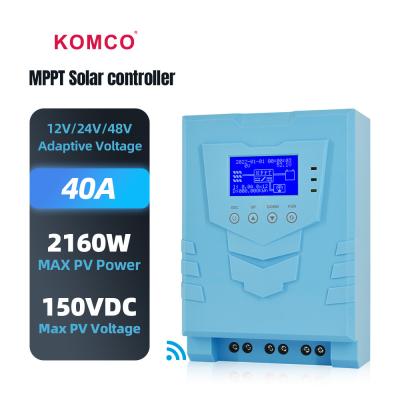 China 12V 24V 48V 60 Amp MPPT Solar Charge Controller Highly Safety CE CCC Certified for sale