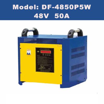China Electric 3 Phase Forklift Battery Chargers 48V 50A Overcurrent Protection for sale