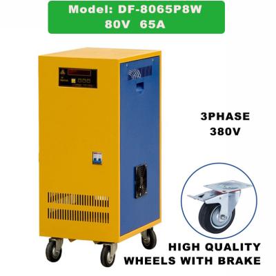 China 380V 65A 80 Volt Forklift Battery Chargers 3 Phase Equalization Customized for sale