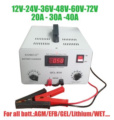 China 12V 24V 36V Golf Cart Trickle Charger 15A Lead Acid And Lithium Battery Chargers for sale