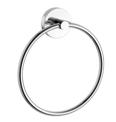China Classic Bathroom Shower Accessories Aluminum Towel Ring with Matt Silver Finishing for sale