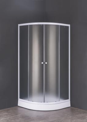 Chine Les clôtures en aluminium de douche de salle de bains de cadre entourent la porte coulissante 900x900 à vendre