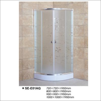 China Estilo moderno de la puerta deslizante de los recintos de cristal ácidos de la ducha para el hotel y el hogar en venta
