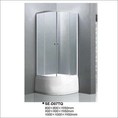 China Fashionable Bathroom Shower Cubicles , Sliding Glass Door Shower Enclosure for sale