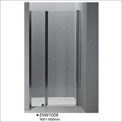 China Pivot Door Bathroom Shower Screen , Custom Tempered Glass Shower Screen for sale