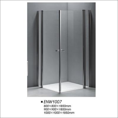 China Square Pivot Door Shower Enclosures Modern Shower Screen 800*800 900*900 for sale