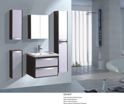 China 60cm Wide PVC Bathroom Vanity Wall Mounted for sale